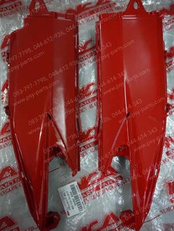 ฝาข้างแบต WAVE 110-I/12 (T) สีแดงสด (R310) 