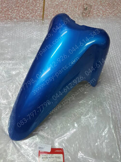 บังโคลนหน้า WAVE 125-I/05 แท้ๆ สีน้ำเงิน (B189) 61100-KPH-700ZJ 