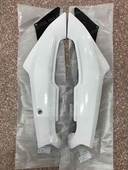 ฝาครอบข้างซ้าย-ขวา BEAT แท้โรงงาน สีขาว/ดำ 