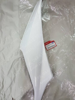 ฝาครอบข้างซ้าย WAVE 110-I แท้ๆ สีขาวมุก (A87) 64420-KWW-A00ZC 