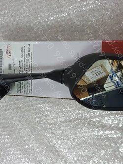 กระจกส่องหลัง R 15/NEW แท้ๆ ขวา-สีดำ BK7-F6290-00