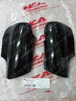 ฝาข้างโช้คหน้า WAVE, WAVE 110 ดิสก์เบรค (T) สีดำ (NH485) 