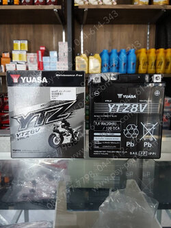 แบตเตอรี่ XMAX แท้ YUASA เบอร์ตรง YTZ8V