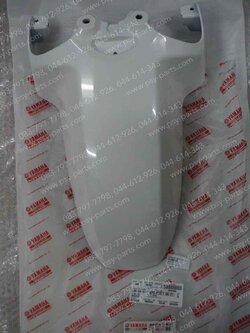 บังโคลนหน้า QBIX แท้ๆ สีขาว 1124 (ขาว UJ) BM9-F1511-00-P1 