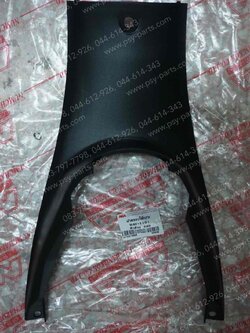 ฝาครอบใต้เบาะ WAVE 110-I (T) สีดำด้าน 