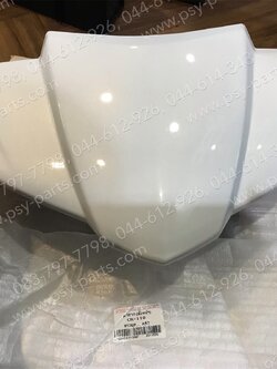 ฝาครอบแฮนด์-หน้า CLICK (ดรัมเบรค) (T) สีขาวมุก (A87) 