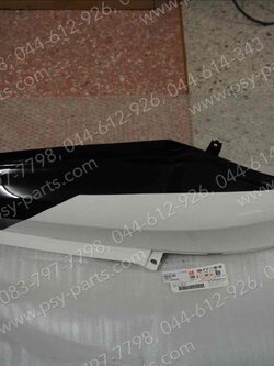 ฝาครอบข้างซ้าย MIO 115-I แท้ๆ สีขาว/ดำ 54S-F1711-00-0X + ฝาครอบข้างขวา MIO 115-I แท้ๆ สีขาว/ดำ 54S-F1721-00-0X 