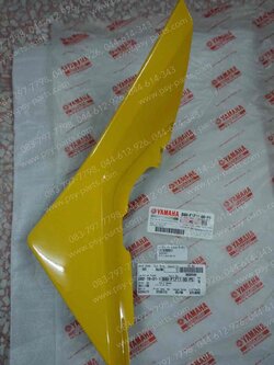 ฝาครอบข้างซ้าย-ล่าง M/SLAZ แท้ๆ สีเหลือง B48-F1711-00-P5 