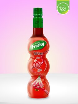ไซรัปเฟรชชี่ ไซรัปสละ น้ำหวานแดง Freshy ไซรัปแดง กลิ่นสละ น้ำเชื่อมผลไม้ น้ำแดง ขนาด 710 ml