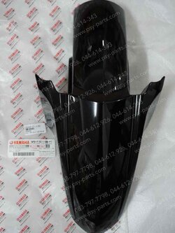 บังโคลนหน้า NOUVO 135 แท้ๆ สีดำ 5P0-F1511-00-P1 