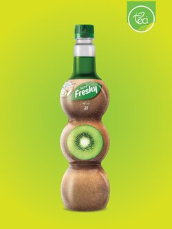 ไซรัปกีวี่ ไซรัปเฟรชชี่ Freshy ไซรัปผลไม้ น้ำกีวี่ น้ำเชื่อมผลไม้ ไซรัปเข้มข้น Kiwi Syrup ขนาด 710 ml