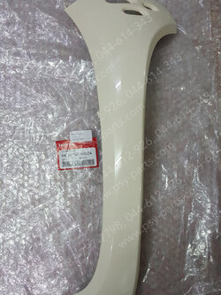 บังลม-ขวา SCOOPY/21 แท้ๆ สีขาวครีม (214) 64201-K2F-N00ZA Honda