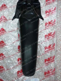 บังโคลนหน้า WAVE 125 (T) ท่อนหลัง สีดำ 