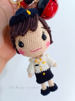 ทหารอากาศ : พวงกุญแจ รุ่น mingo cute