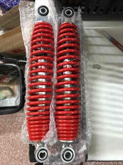 โช้คอัพหลัง SWING สปริงแดง