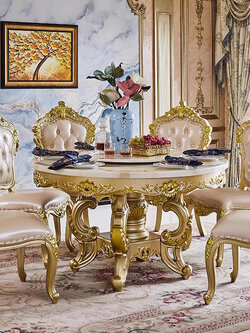 โต๊ะกินข้าวหลุยส์ โต๊ะอาหารหลุยส์ รุ่น DTL-01