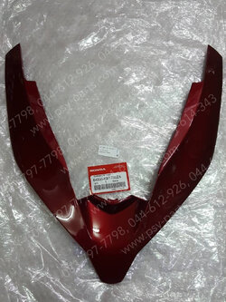 ฝาครอบไฟหน้า-บน PCX 150/18 แท้ๆ สีแดงเข้ม (R326) 64305-K97-T00ZA