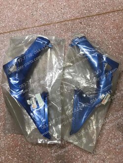 คอนโซล-ซ้าย JR-S แท้ๆ สีฟ้าบรอนซ์ (Y8) 4AC-F1731-00-ZG + คอนโซล-ขวา JR-S แท้ๆ สีฟ้าบรอนซ์ (Y8) 4AC-F1741-00-ZG