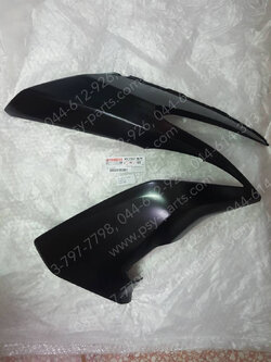 ฝาครอบไฟหน้า-ขวา AEROX แท้ๆ สีดำเทาด้าน (1579) BF6-F8377-00-PF