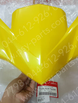 ฝาครอบแฮนด์-หน้า CLICK-I แท้ๆ สีเหลือง (192) 53205-KVB-T00ZM 