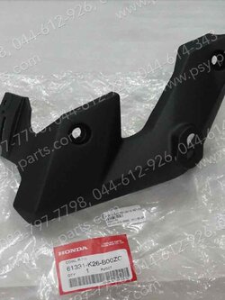 ขายึดไฟเลี้ยว MSX 125/16 แท้ๆ หน้า-ขวา/สีดำ (สีดำด้าน) 61331-K26-B00ZC 