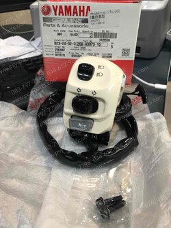 สวิทช์แฮนด์ FINO/11 แท้ๆ ซ้าย-สีขาวครีม 20B-H3973-10