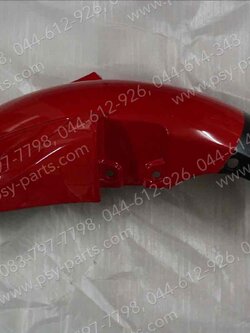 บังโคลนหน้า X 1 (T) สีแดง-21 (Y44) 