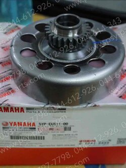 เสื้อคลัทช์แรงเหวี่ยง SPARK 135 แท้ๆ (เหล็ก) 5YP-E6611-00, 5YP-E6611-01