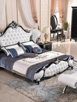 เตียงเจ้าหญิง เตียงหลุยส์ เตียงนอนหลุยส์ รุ่น Dearna