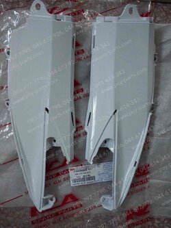 ฝาข้างแบต WAVE 110-I/12 (T) สีขาว (H196) 