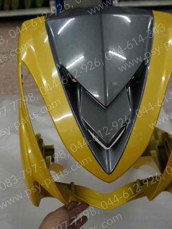 บังลม MIO ไฟล่าง แท้ๆ สีเหลือง/เทา 4C9-F8311-00-2X Yamaha 