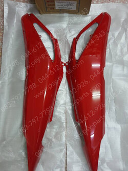 ฝาครอบข้างซ้าย-ขวา WAVE 125-I/05 (T) สีแดง (R263)