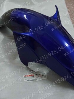 บังโคลนหน้า SPARK 135, SPARK 135-I, X 1R135 แท้ๆ สีน้ำเงินม่วง (Y45) 5YP-F1511-01-P0 