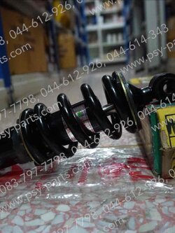 โช้คอัพหลัง FLASH สีดำ