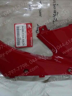 ฝาปิดช่องหัวเทียน BEAT-เพชร แท้ๆ สีแดง 64360-KBA-830ZA