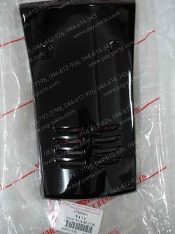 ฝาครอบแตร Y 111 (T) สีดำเงา