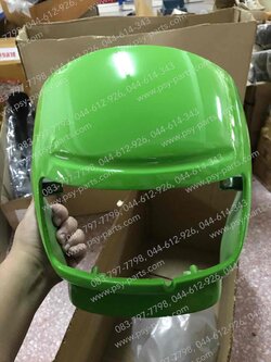 หน้ากากไฟหน้า LEO (AS120) (T) สีเขียว (K33)