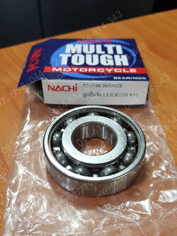 ลูกปืนข้อเหวี่ยง CLICK 125-I, PCX 150 (NACHI) ด้านขวา 25BC06S98ZE