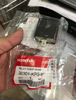 รีเลย์ไฟเลี้ยว WAVE, WAVE 125, AIRBLADE, AIRBLADE-I, CLICK, CLICK 125-I, SCOOPY-I, SCOOPY/12, TENA แท้ๆ 38301-KRS-971