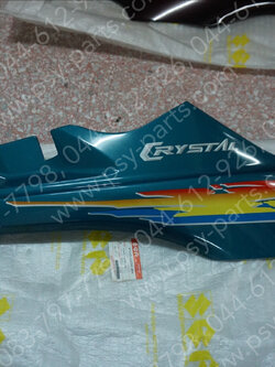 ฝาครอบข้างขวา CRYSTAL แท้ๆ สีเขียว 47100-31C50-805