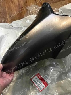 บังโคลนหน้า PCX 125 แท้ๆ สีเทา (NHA14M) 61100-KWN-900ZD 