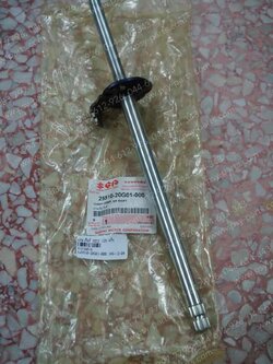 แกนเกียร์ BEST 125, BEST 110, SMASH, SMASH-ใหม่ แท้ๆ 25510-20G01-000