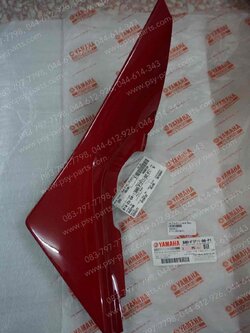 ฝาครอบข้างซ้าย-ล่าง M/SLAZ แท้ๆ สีแดง B48-F1711-00-P1 