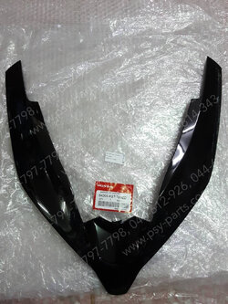 ฝาครอบไฟหน้า-บน PCX 150/18 แท้ๆ สีดำเงา (A35) 64305-K97-T00ZD