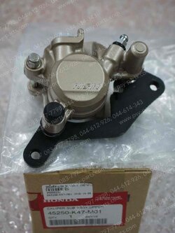 ชุดปั๊มดิสก์เบรค WAVE 110-I, CZ-I แท้ๆ หน้าล่าง 45250-K47-M01 