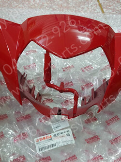 เสื้อไฟหน้าตัวหน้า SPARK 115-I ใหม่ แท้ๆ สีแดงสด 1FC-F6143-01-P5 