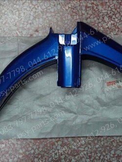 บังโคลนหน้า Y 111, MATE ALFA, RAINBOW แท้ๆ สีน้ำเงินบรอนซ์ 4NR-F1511-00-ZG