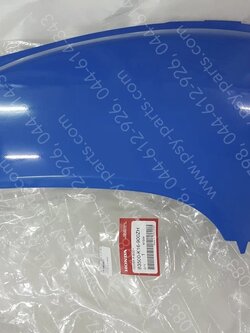 ฝาครอบข้างขวา SCOOPY/12 แท้ๆ สีน้ำเงิน (B214) 83500-K16-900ZH