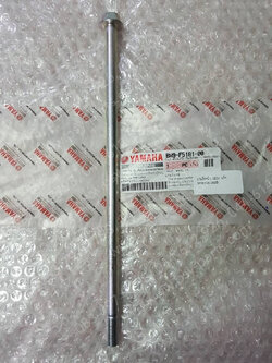 แกนล้อหน้า QBIX แท้ๆ BM9-F5181-00 (ไม่เท่ารุ่น ABS)