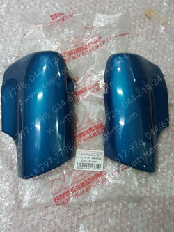 ฝาข้างโช้คหน้า WAVE, WAVE 110 ดิสก์เบรค (T) สีเขียว (H50) 